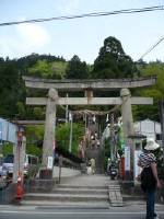 日枝神社の鳥居と階段