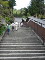 山寺登山口の階段